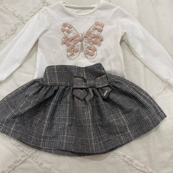 Mayoral Other - MAYORAL KIDS 2 PIECE SET SKIRT AND LONG SLEEVE TOP SIZE 2